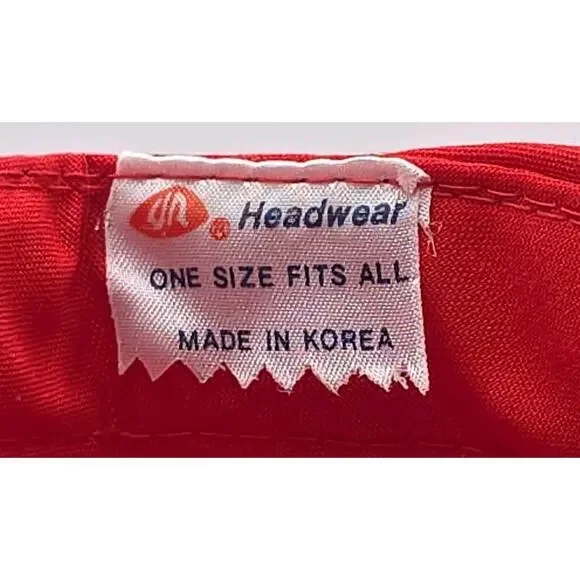 Vintage 90s Poes Fishing Lure Rope Patch Cap Logo Mesh Foam Snapback Trucker Hat - Picture 8 of 8